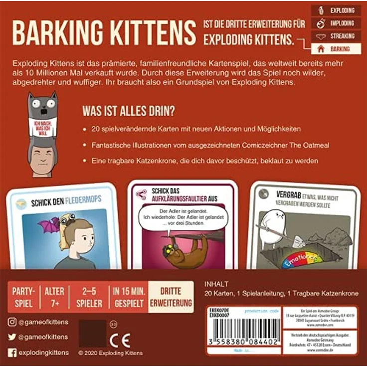 Exploding Kittens - Exploding Kittens - Barking Kittens - Preisvergleich – Bild 3