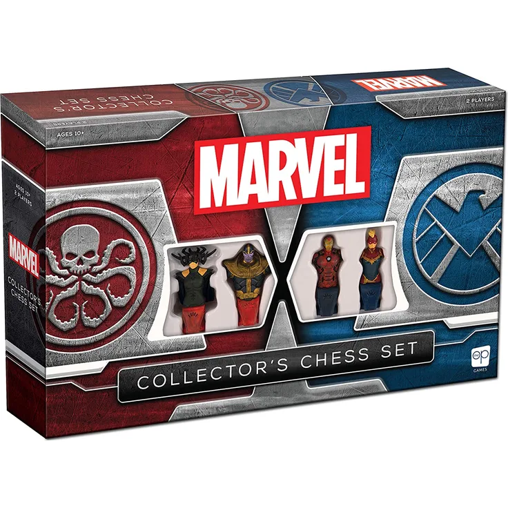 USA-OPOLY - Marvel Sammler Schachset - Brettspiel