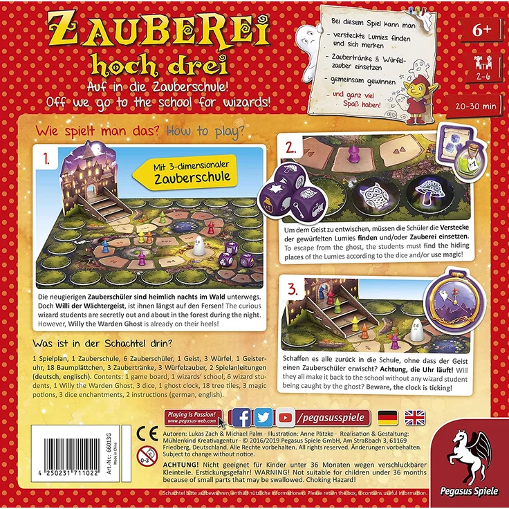 Pegasus Spiele 66013G - Zauberei hoch drei – Bild 3