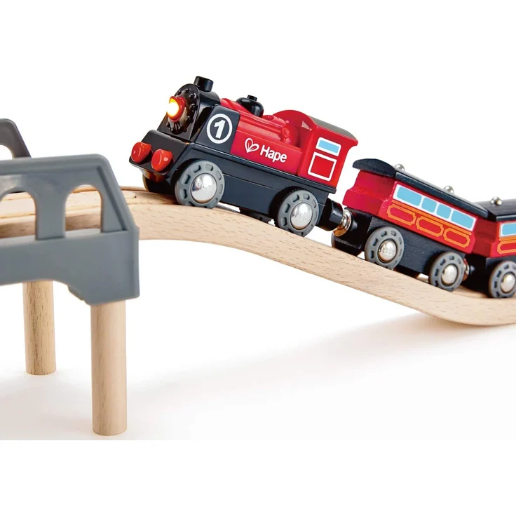 Hape E3703 Eisenbahn Batteriebetriebene Lokomotive Nr. 1 - Preisvergleich – Bild 4