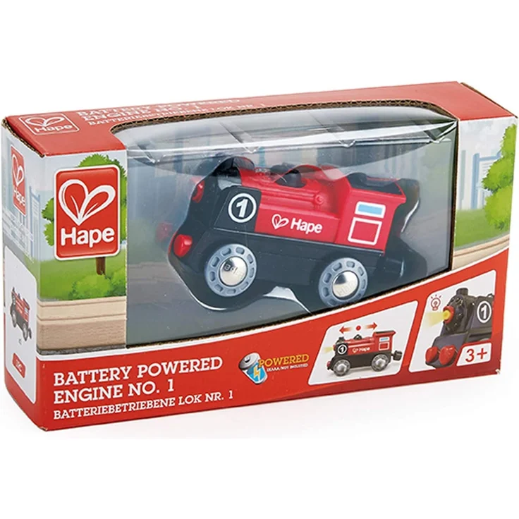 Hape E3703 Eisenbahn Batteriebetriebene Lokomotive Nr. 1 - Preisvergleich – Bild 2