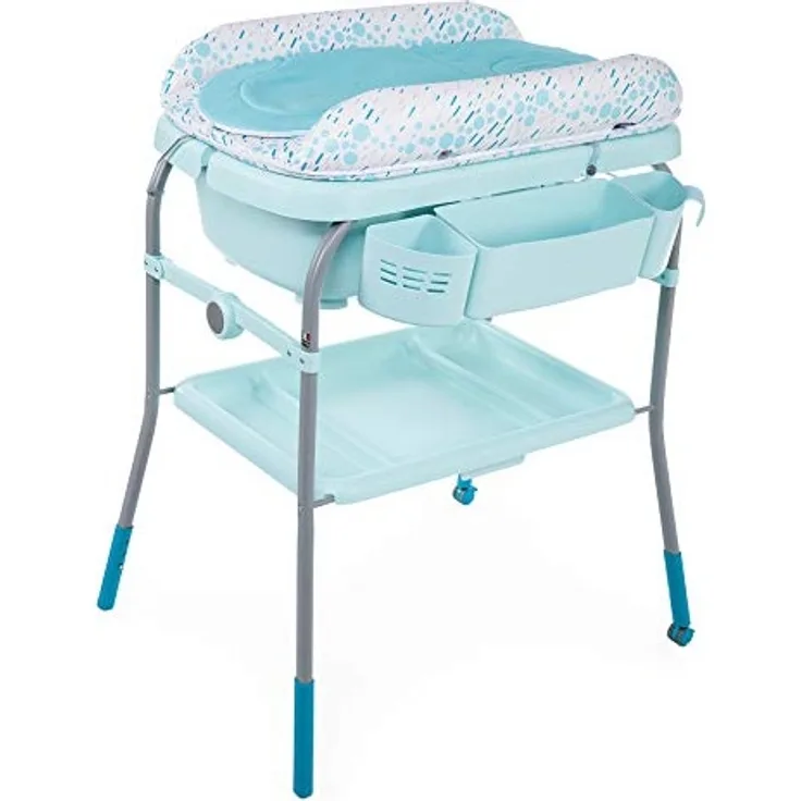 Chicco Cuddle & Bubble Comfort Bade- und Wickelkombination - Cool Grey