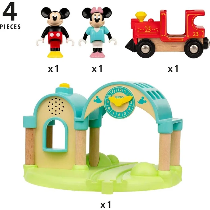BRIO 32270 Micky Maus Bahnhof mit Aufnahmefunktion, Yellow – Bild 8