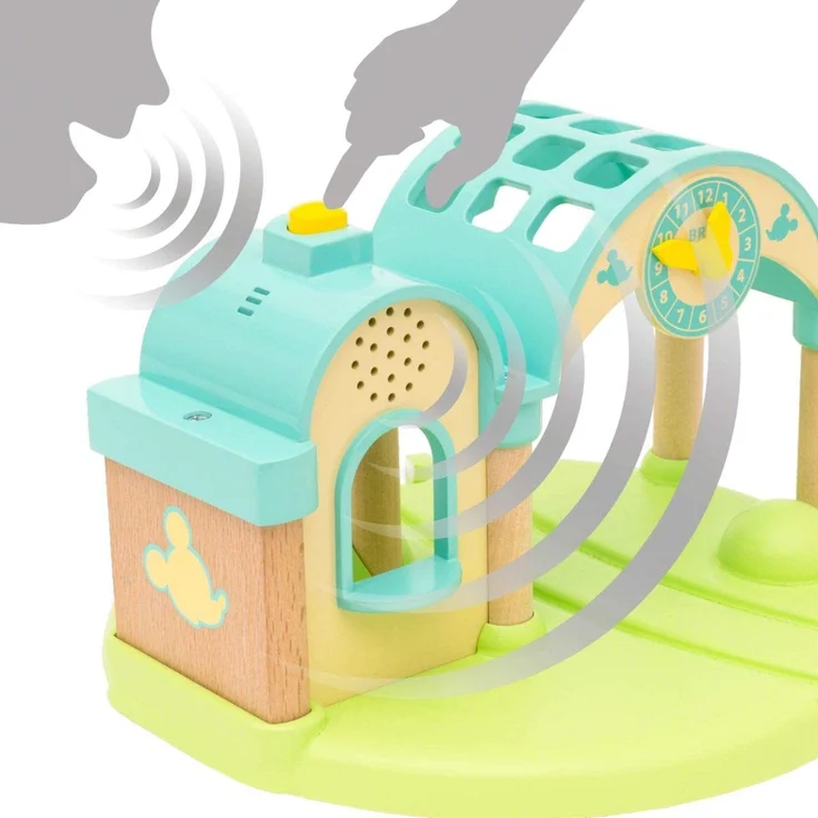 BRIO 32270 Micky Maus Bahnhof mit Aufnahmefunktion, Yellow – Bild 6
