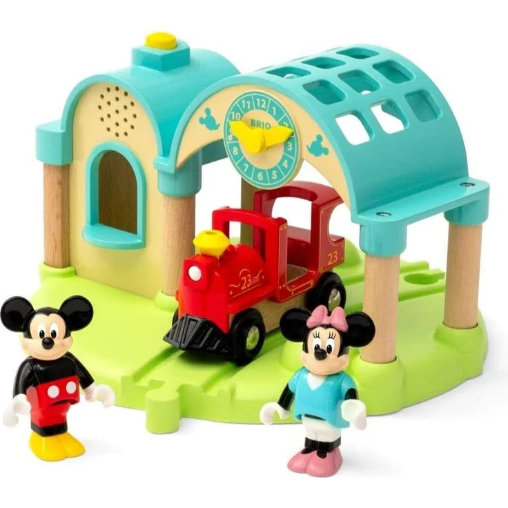 BRIO 32270 Micky Maus Bahnhof mit Aufnahmefunktion, Yellow – Bild 3