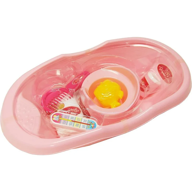 Babywanne mit Zubehör Princess Coralie rosa 43 x 23 x 10 cm – Bild 2