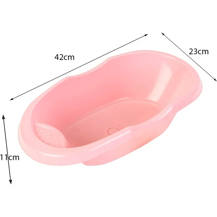Babywanne mit Zubehör Princess Coralie rosa 43 x 23 x 10 cm – Bild 3