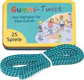 GLÜCKSWOLKE Gummitwist + Anleitung (Buch) mit 25 Spiele