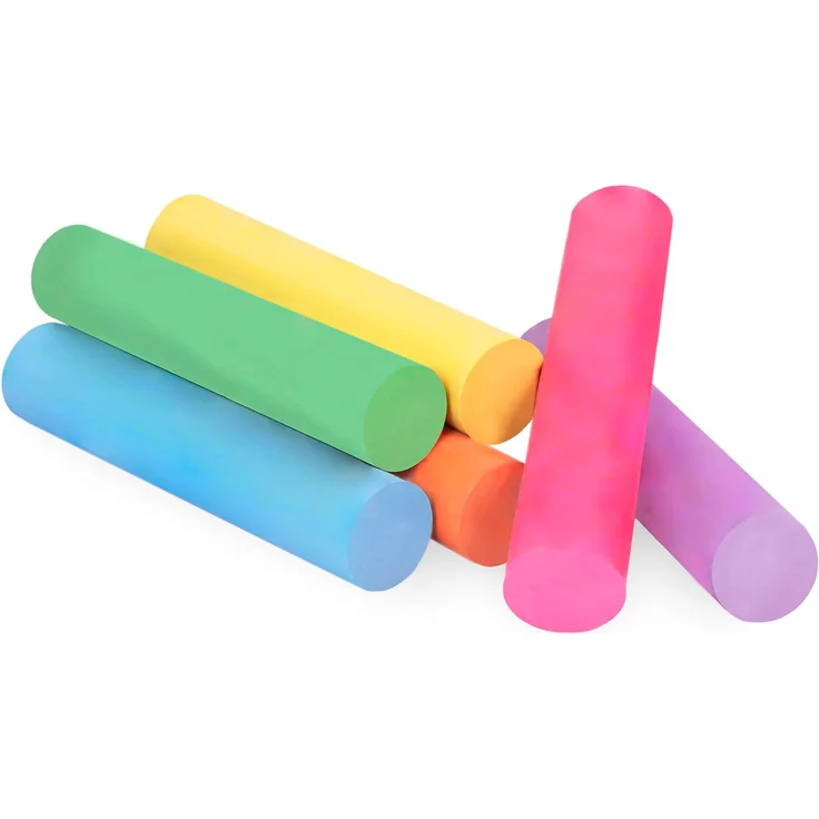 Jovi Straßenkreide Classcolor, staubarm, sehr gute Farbabgabe, leicht abwischbar, Durchmesser 2,0 cm, 20 Stück – Bild 4