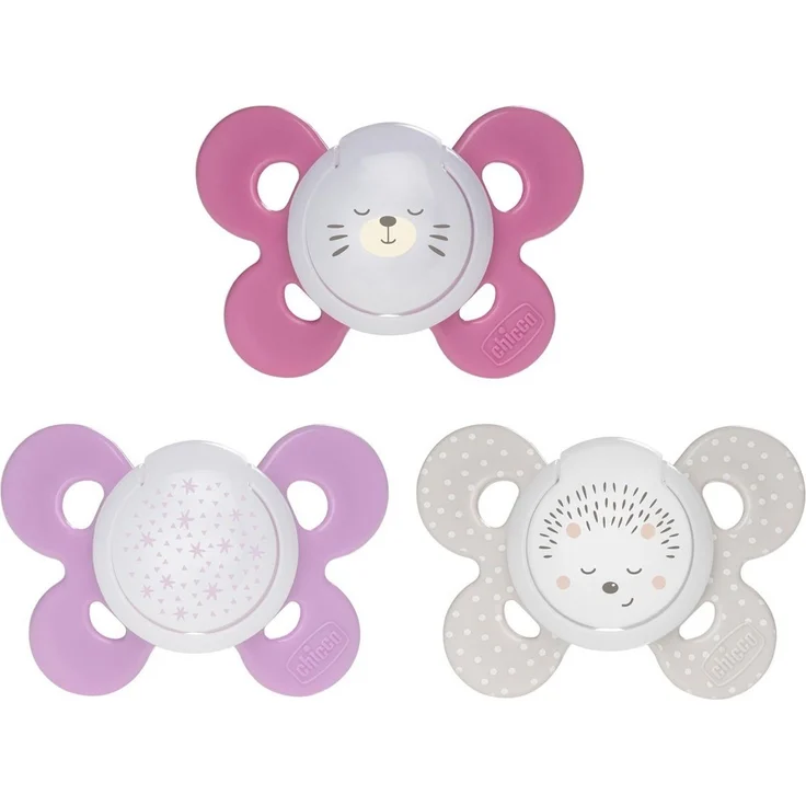 Chicco PhysioForma Comfort Schnuller 16-36 Monate, 2 Stück, Schnuller mit Silikon-Sauger, Unterstützt Physiologische Atmung und Fördert Korrekte Entwicklung des Mundes, Verschiedene Farben – Bild 7