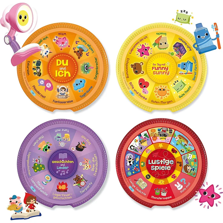 Vtech 80-546254 Funny Sunny, die interaktive Lampen-Freundin pink – Bild 2