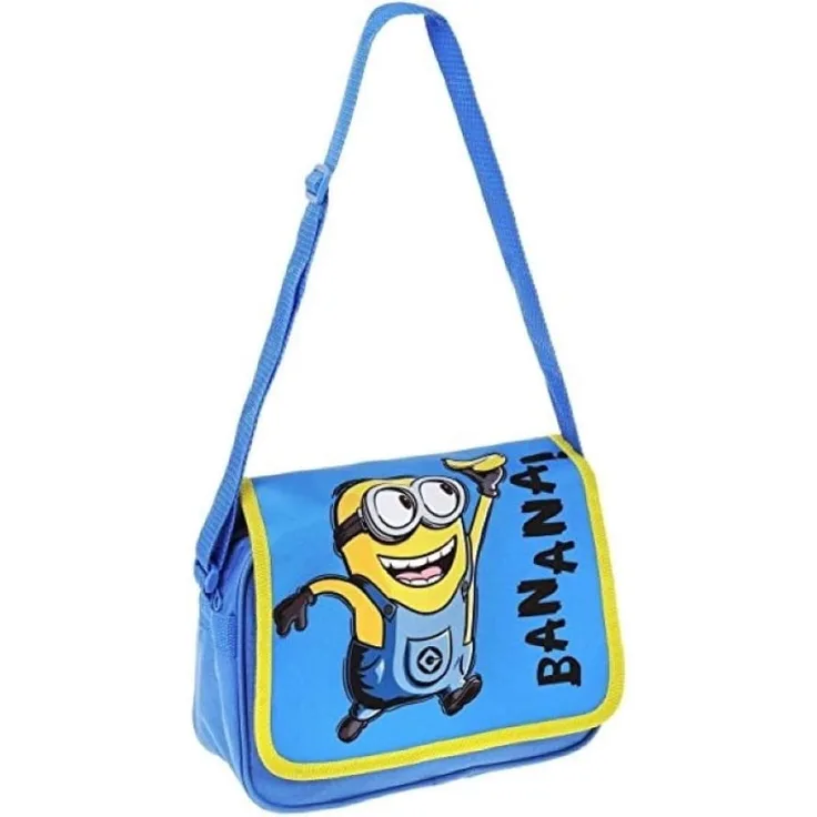 HL-Grosshandel Umhängetasche Minions - Motiv: Banana, 24 cm - Farbe: bunt