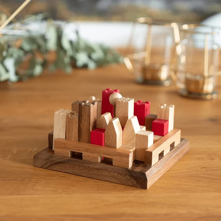 Castle - Burg - 3D Puzzle aus Holz mit vielen Spielvarianten – Bild 4