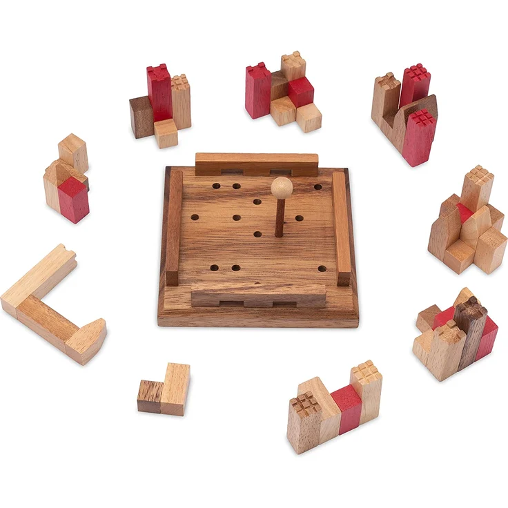 Castle - Burg - 3D Puzzle aus Holz mit vielen Spielvarianten – Bild 3