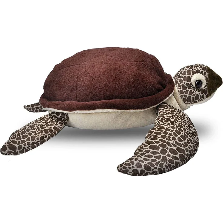 Wild Republic 19332 Jumbo Plüsch Schildkröte, großes Kuscheltier, Plüschtier, Cuddlekins, 76 cm – Bild 7