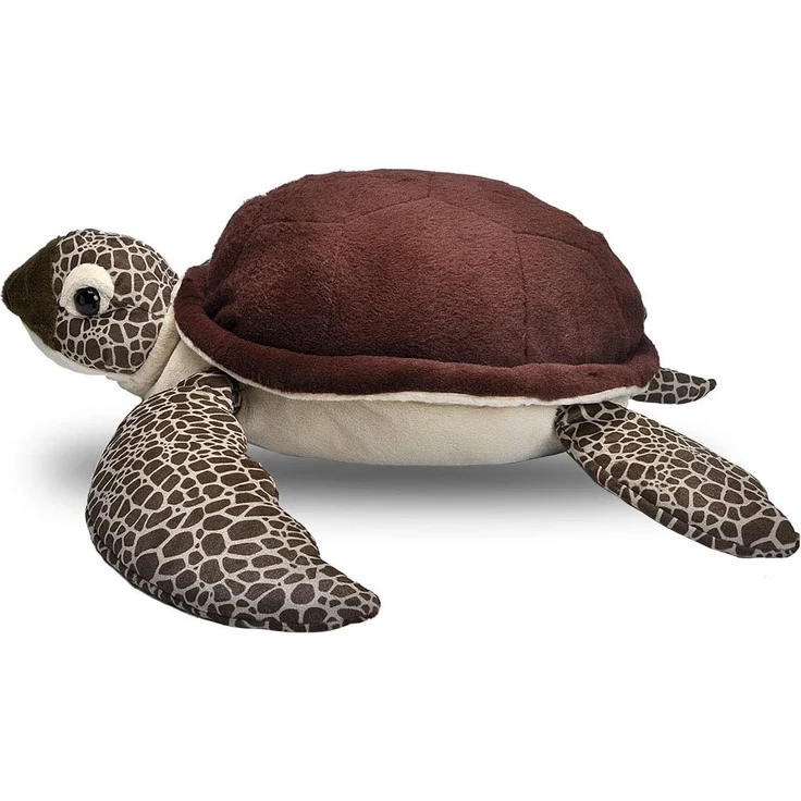 Wild Republic 19332 Jumbo Plüsch Schildkröte, großes Kuscheltier, Plüschtier, Cuddlekins, 76 cm – Bild 8