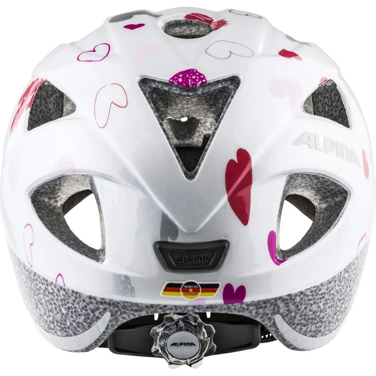 Alpina Ximo Kinder Fahrradhelm, white hearts 49-54 cm – Bild 4