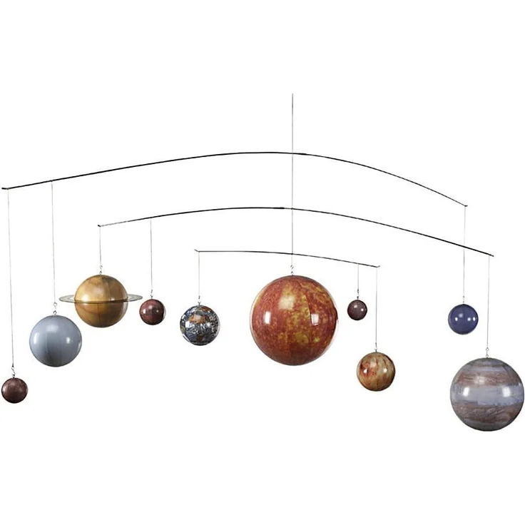 Faszinierendes Sonnensystem Mobile, mit 9 Planeten und Sonne, Authentic Models - Preisvergleich – Bild 1