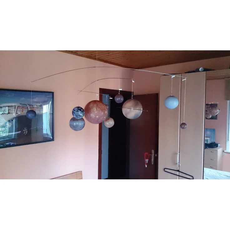 Faszinierendes Sonnensystem Mobile, mit 9 Planeten und Sonne, Authentic Models - Preisvergleich – Bild 4