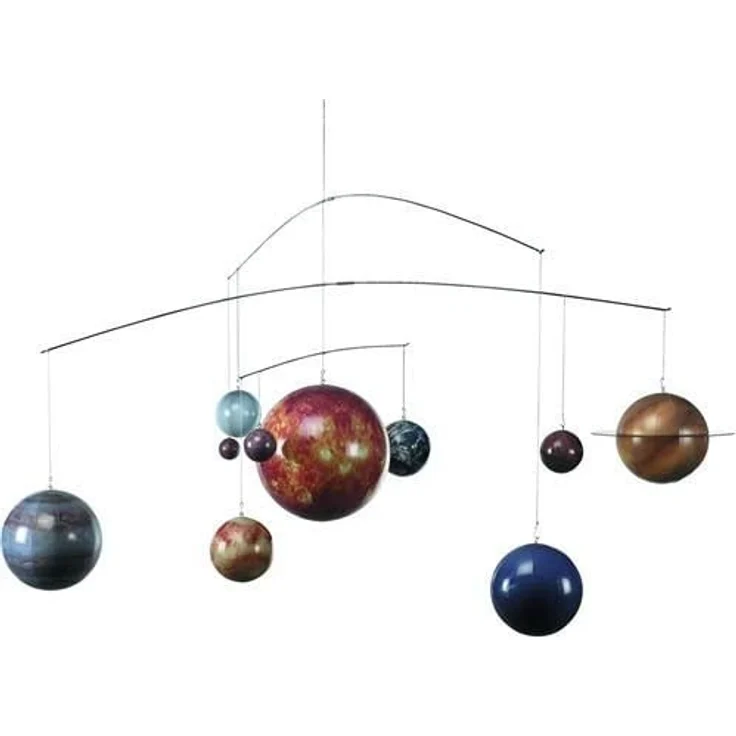 Faszinierendes Sonnensystem Mobile, mit 9 Planeten und Sonne, Authentic Models - Preisvergleich – Bild 2