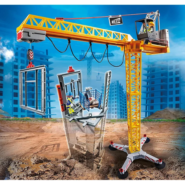 Playmobil 70441 - City Action - RC-Baukran mit Bauteil – Bild 2
