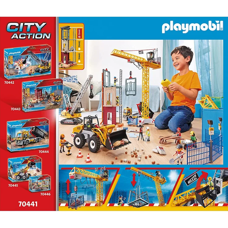 Playmobil 70441 - City Action - RC-Baukran mit Bauteil – Bild 3