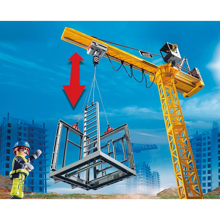 Playmobil 70441 - City Action - RC-Baukran mit Bauteil – Bild 9