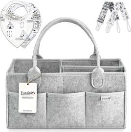 PUTSKA Windelorganizer Baby Windelcaddy Filztasche