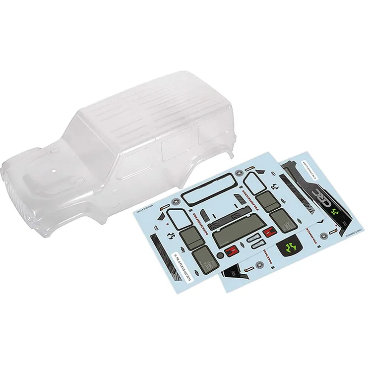 Axial AXI200000 2019 Jeep JLU CRC Body, Clear & Precut: SCX24