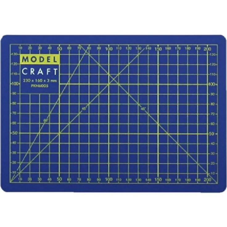 Modelcraft A5 Braunelle Schneidematte, blau