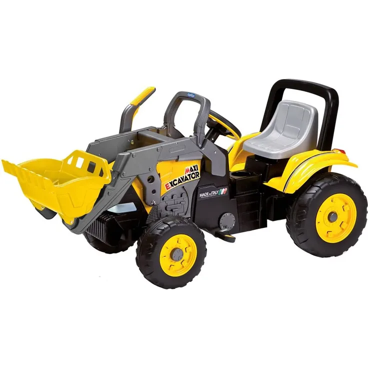 Peg Perego - Tret-Traktor Maxi Excavator Farbe: gelb-schwarz-grau