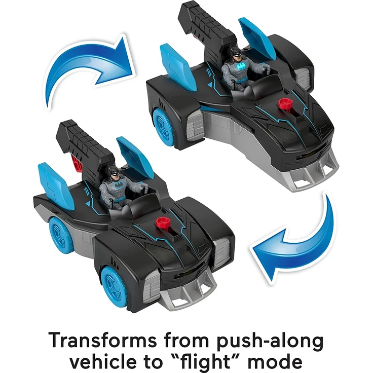 Fisher-Price GWT24 - Imaginext DC Super Friends Bat-Tech Batmobil und Batman, Spielzeug ab 3 bis 8 Jahren – Bild 3