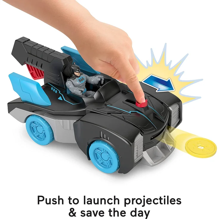 Fisher-Price GWT24 - Imaginext DC Super Friends Bat-Tech Batmobil und Batman, Spielzeug ab 3 bis 8 Jahren – Bild 5