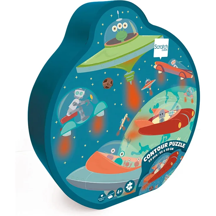 Konturpuzzle Weltraum 59 Teile