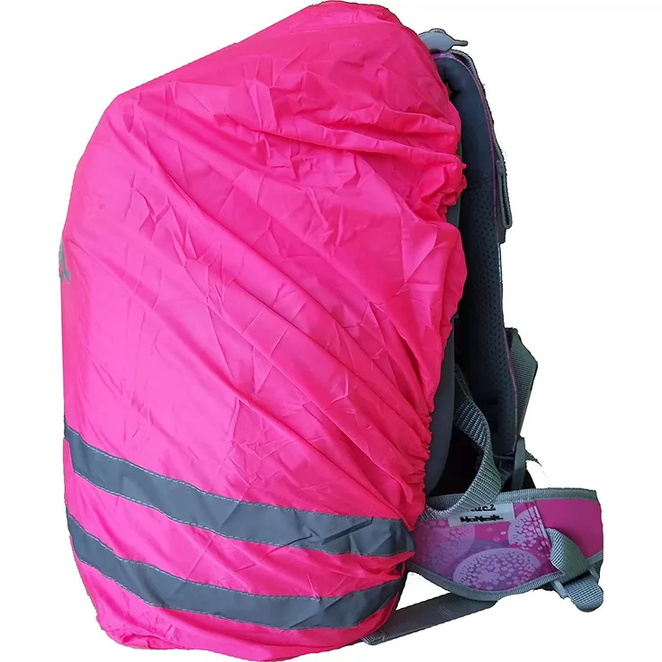 McNeill Regenhaube mit reflektierendem Logo pink