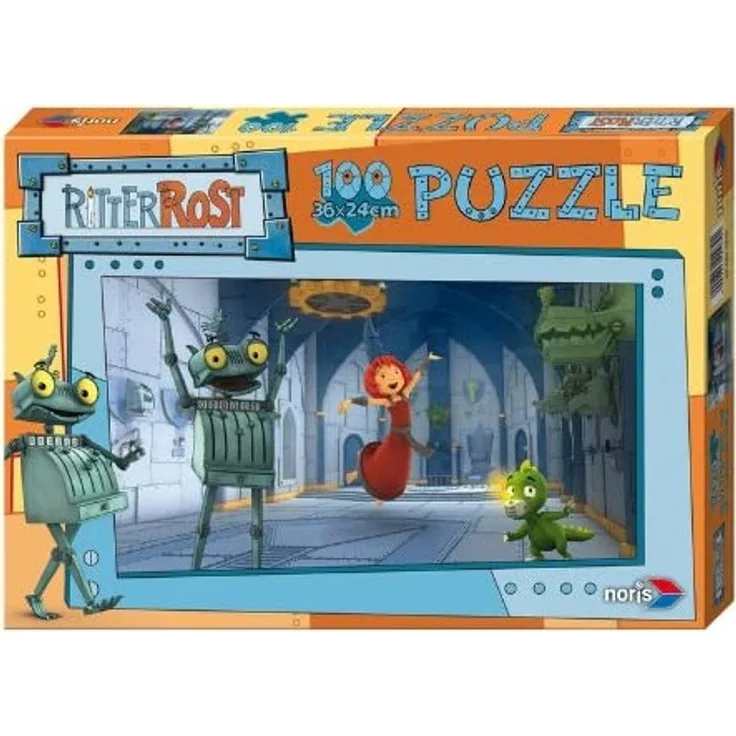Noris 606031079 - Ritter Rost Puzzle - Burgsaal, 100 Teile