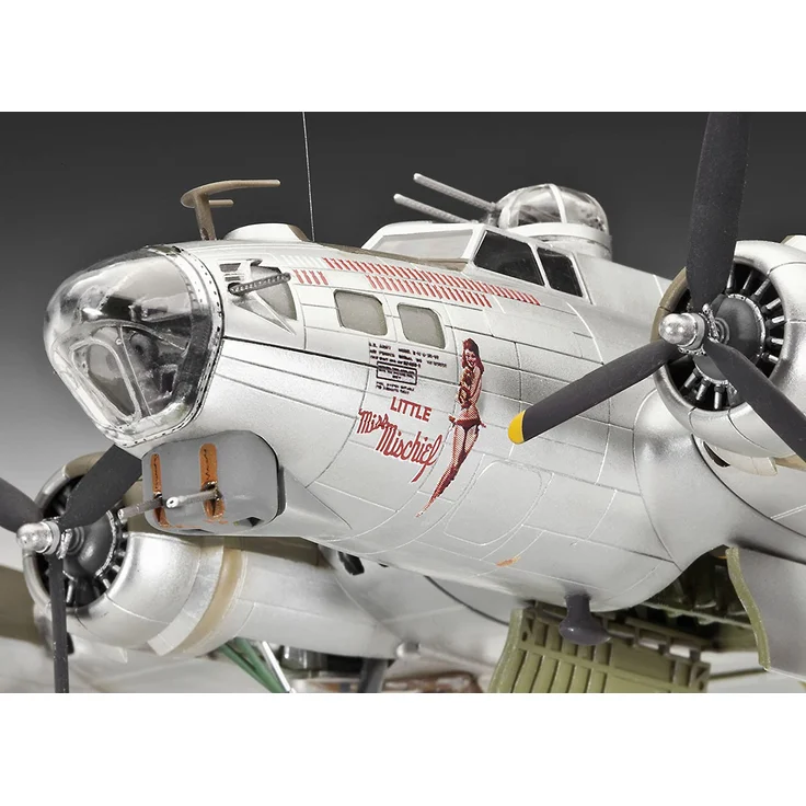 Revell Modellbausatz Flugzeug 1:72 - B-17G 'Flying Fortress' im Maßstab 1:72, Level 5, originalgetreue Nachbildung mit vielen Details, 04283 - Preisvergleich – Bild 8