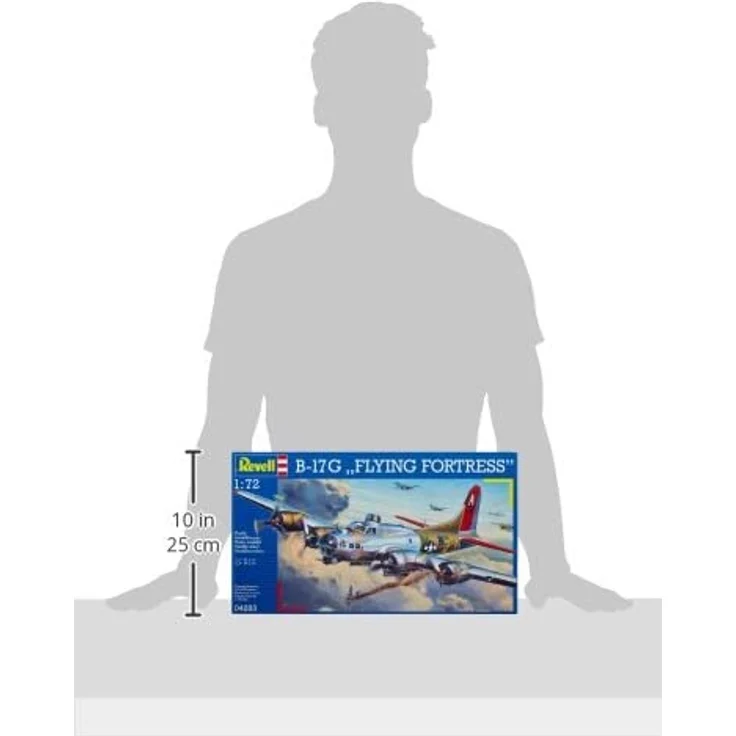 Revell Modellbausatz Flugzeug 1:72 - B-17G 'Flying Fortress' im Maßstab 1:72, Level 5, originalgetreue Nachbildung mit vielen Details, 04283 - Preisvergleich – Bild 11