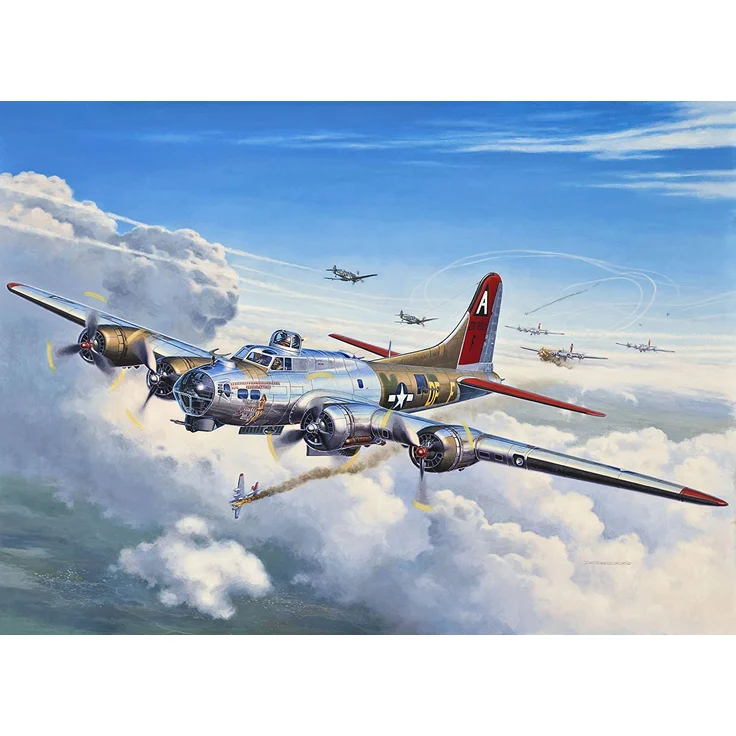 Revell Modellbausatz Flugzeug 1:72 - B-17G 'Flying Fortress' im Maßstab 1:72, Level 5, originalgetreue Nachbildung mit vielen Details, 04283 - Preisvergleich – Bild 10