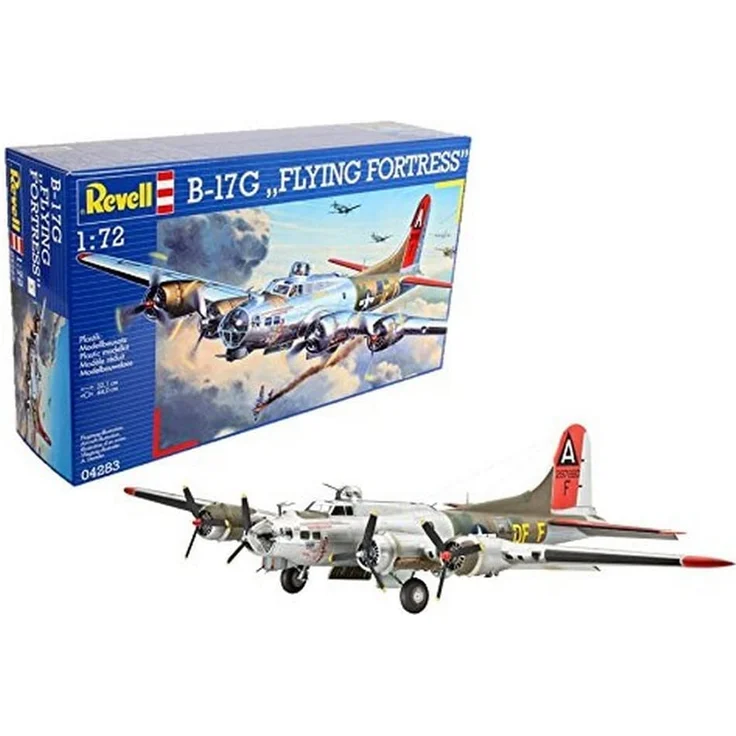 Revell Modellbausatz Flugzeug 1:72 - B-17G 'Flying Fortress' im Maßstab 1:72, Level 5, originalgetreue Nachbildung mit vielen Details, 04283 - Preisvergleich – Bild 1