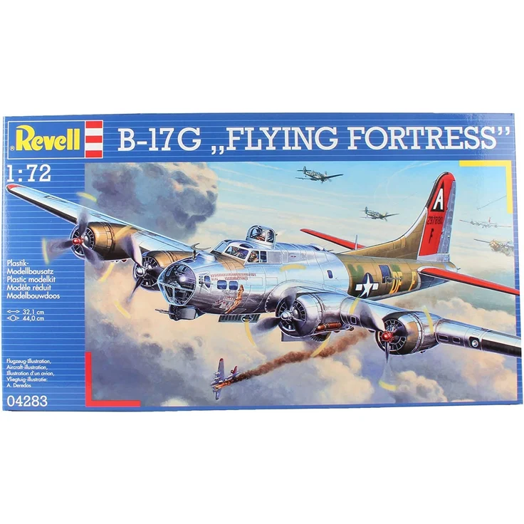 Revell Modellbausatz Flugzeug 1:72 - B-17G 'Flying Fortress' im Maßstab 1:72, Level 5, originalgetreue Nachbildung mit vielen Details, 04283 - Preisvergleich – Bild 2