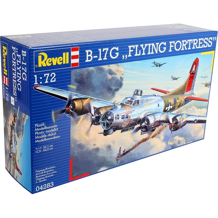 Revell Modellbausatz Flugzeug 1:72 - B-17G 'Flying Fortress' im Maßstab 1:72, Level 5, originalgetreue Nachbildung mit vielen Details, 04283 - Preisvergleich – Bild 12