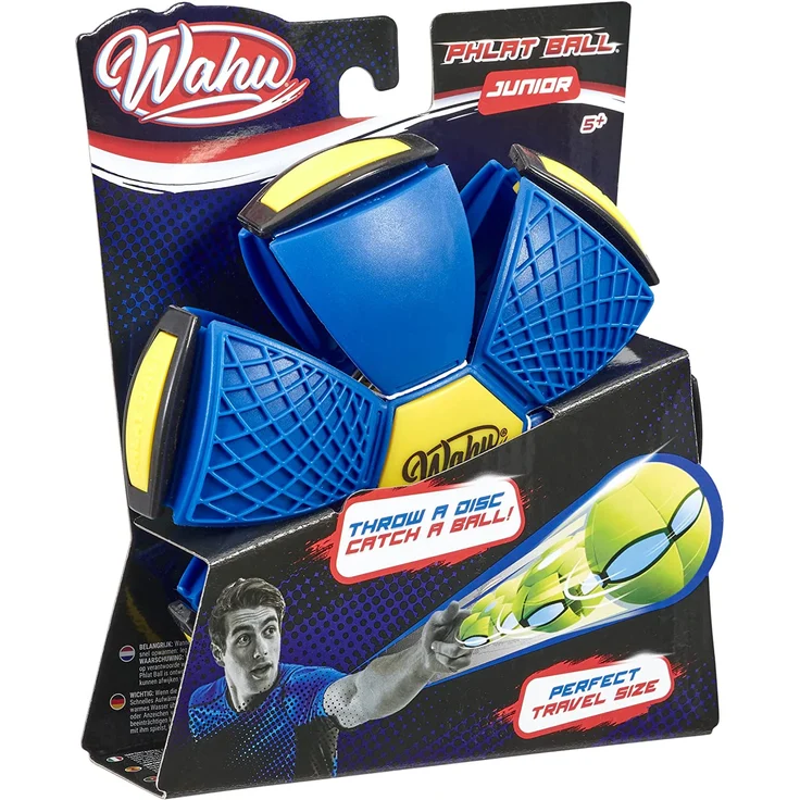 Phlat Ball Wahu Junior Blau. Frisbee. Outdoor Spielzeug. Bälle. Spiele. Reisespiele. Wurfspiele. Frisbee Kinder. Ball Kinder – Bild 3