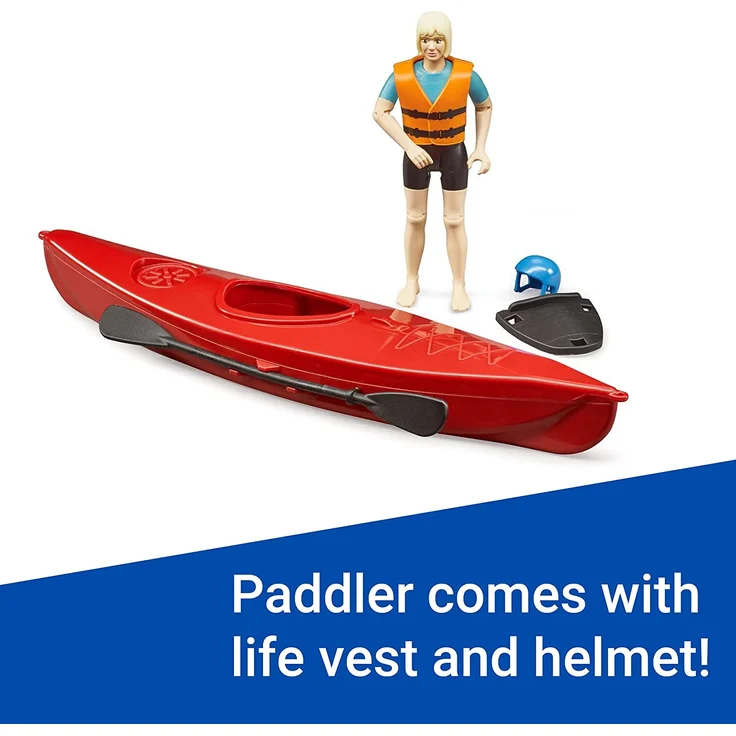 Bruder bworld Kajak mit Figur – Bild 5