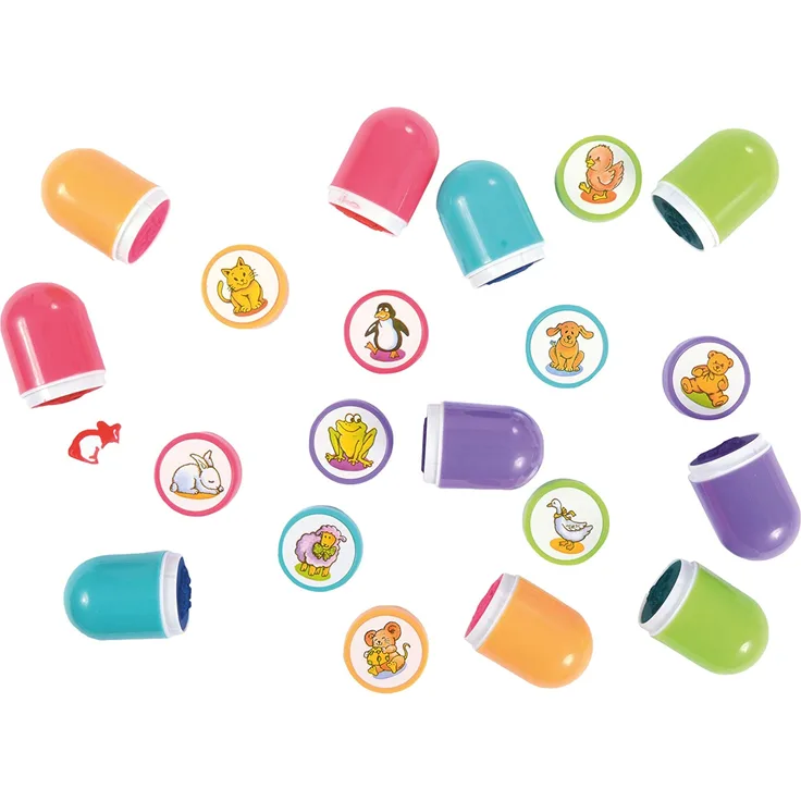 EDUPLAY 130234 Tierstempel, Bastelset, 10 Stück