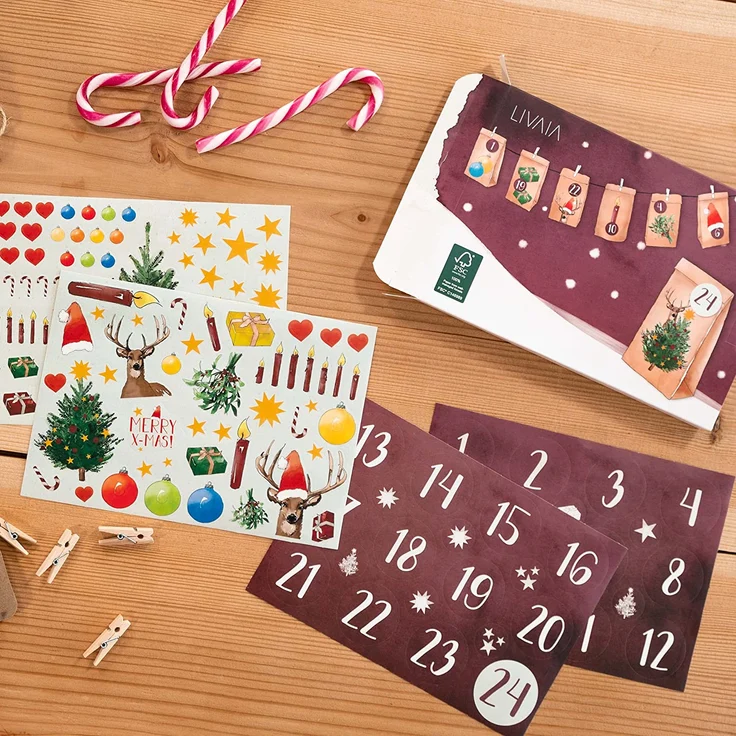 Adventskalender Zum Befüllen Schöner Adventskalender Zum Selbstbefüllen – Bild 2