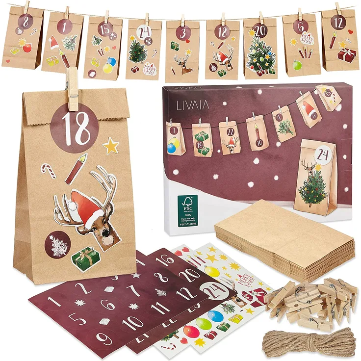 Adventskalender Zum Befüllen Schöner Adventskalender Zum Selbstbefüllen