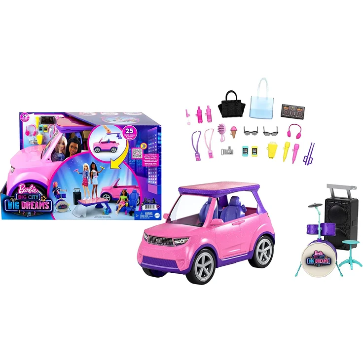 Mattel Barbie „Bühne frei für große Träume“ SUV – Bild 1