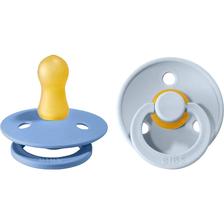 BIBS Schnuller 2er Pack Größe 1 in Sky blue/Baby blue