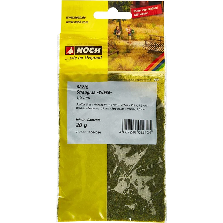 NOCH 08212 - Spielwaren, Streugras Wiese, 1.5 mm – Bild 1